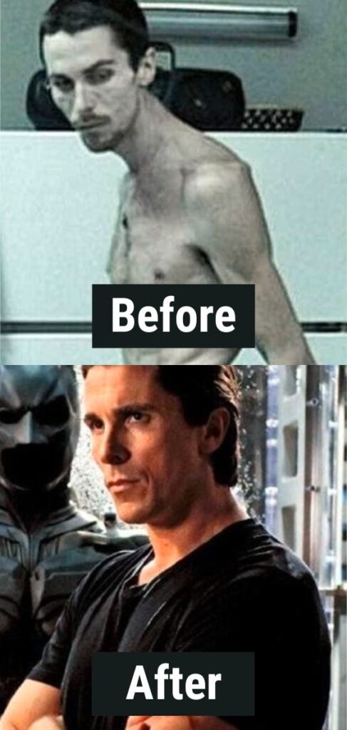 Christian Bale Before After