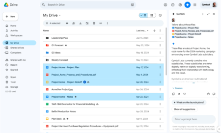 Google Drive Gets Smarter with New Gemini Feature