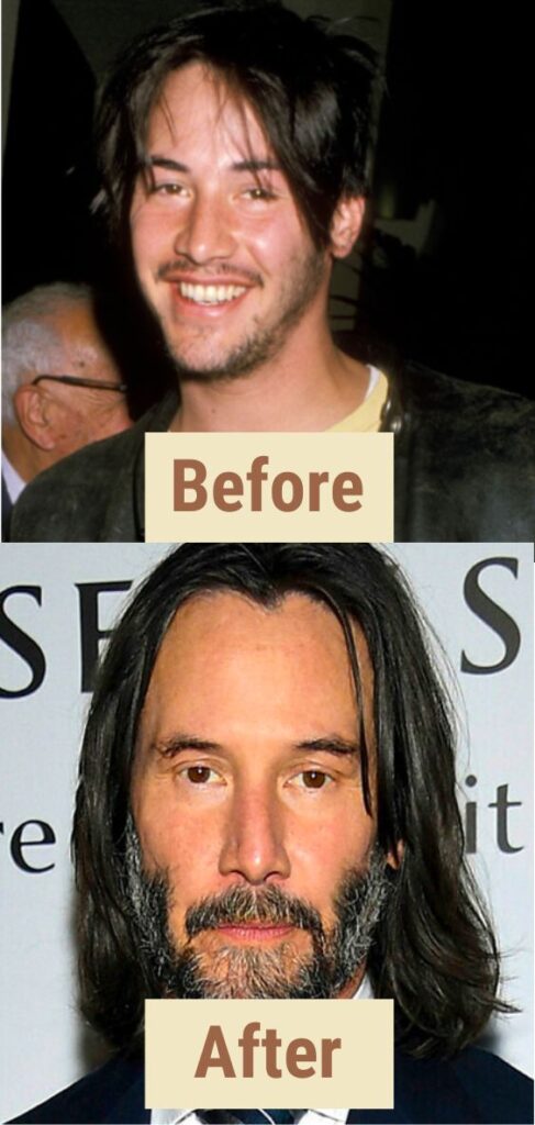 Keanu Reeves Before After